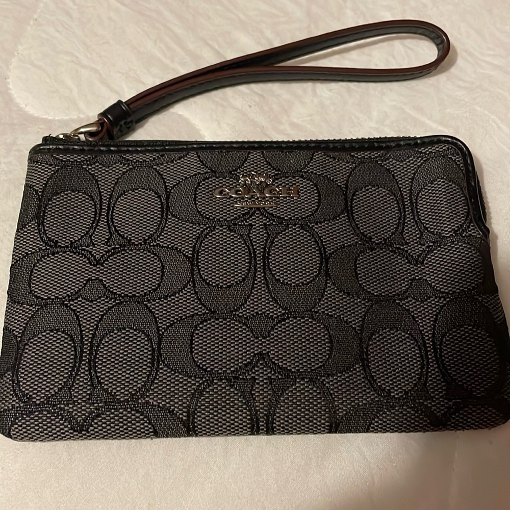 Black Coach Wristlet.